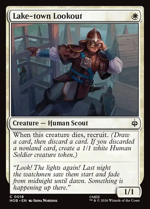 Lake-town Lookout - Foil