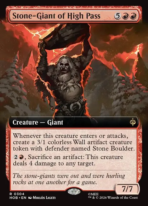 Stone-Giant of High Pass - Foil