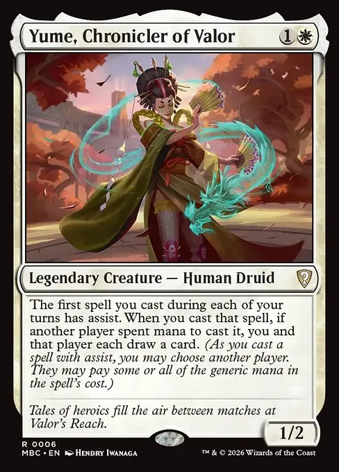 Yume, Chronicler of Valor - Foil