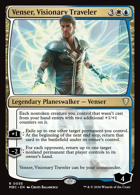 Venser, Visionary Traveler - Foil