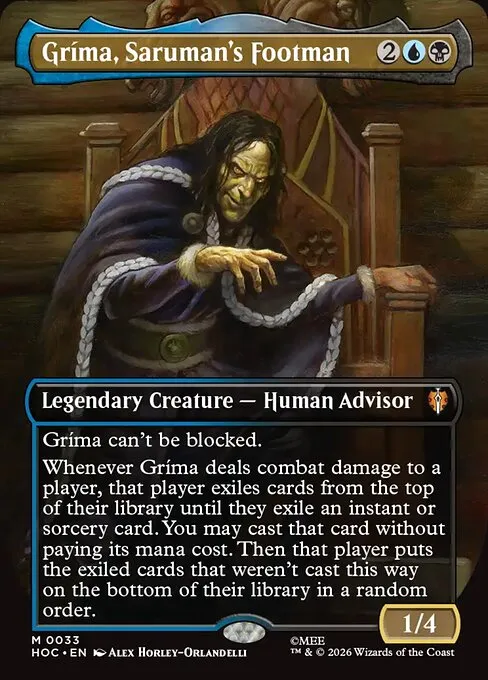Gríma, Saruman's Footman - Foil