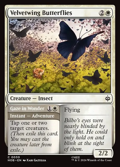 Velvetwing Butterflies // Gaze in Wonder - Foil