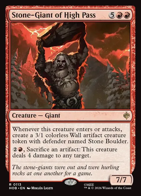 Stone-Giant of High Pass - Foil