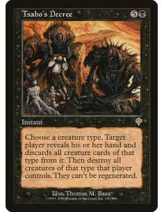 Tsabo's Decree - Foil
