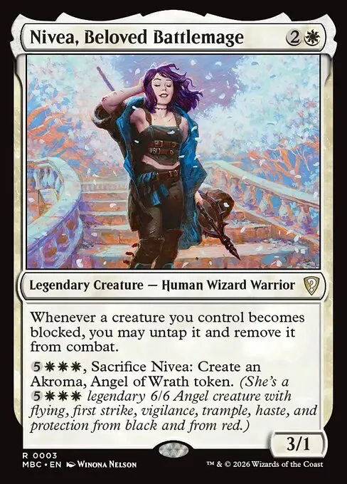 Nivea, Beloved Battlemage - Foil