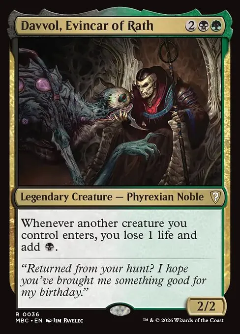 Davvol, Evincar of Rath - Foil