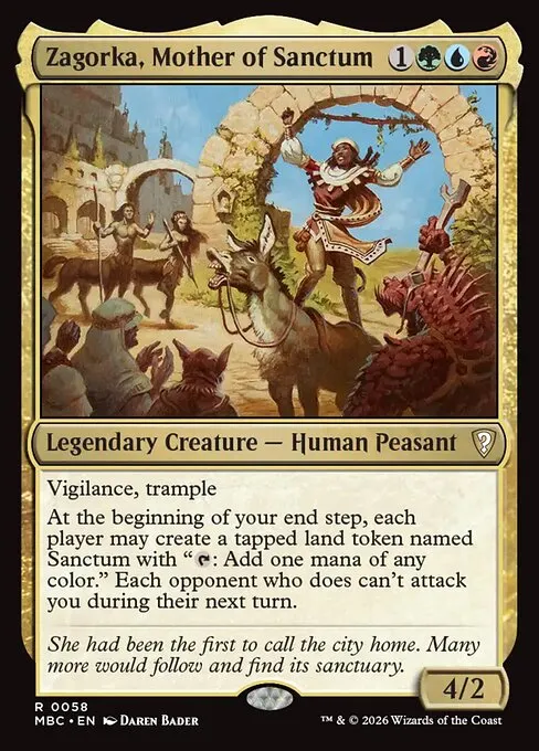 Zagorka, Mother of Sanctum - Foil