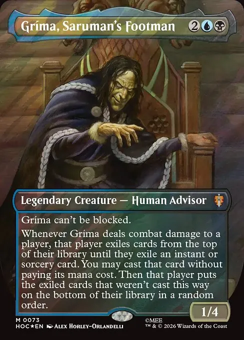 Gríma, Saruman's Footman - Foil