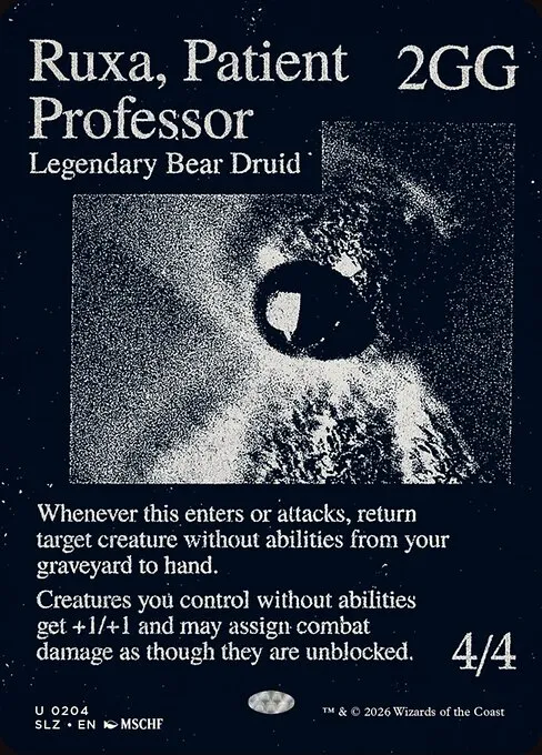 Ruxa, Patient Professor