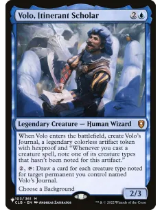Volo, Itinerant Scholar
