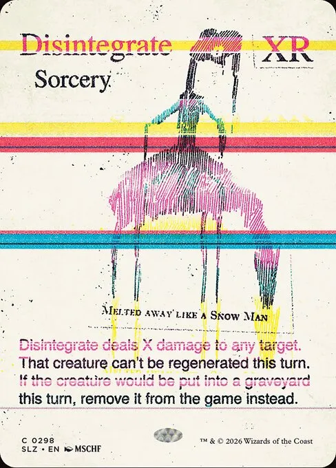Disintegrate