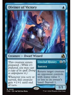 Diviner of Victory // Unwind History - Foil