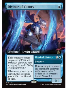 Diviner of Victory // Unwind History - Foil