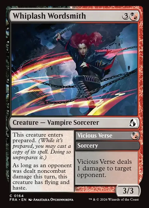 Whiplash Wordsmith // Vicious Verse - Foil