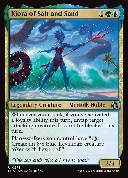 Kiora of Salt and Sand - Foil