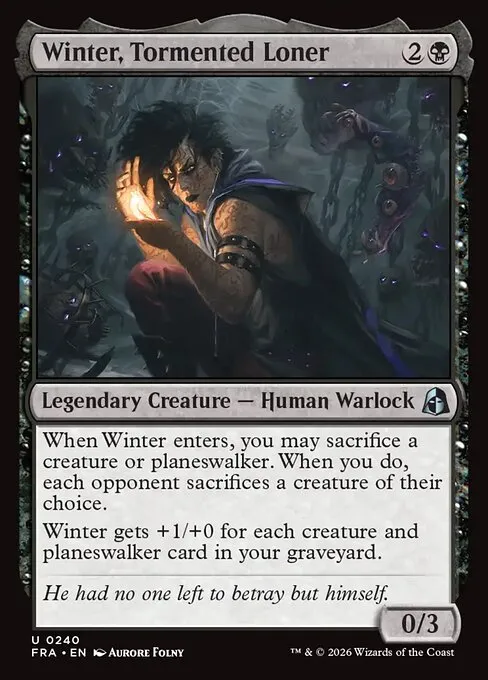 Winter, Tormented Loner - Foil