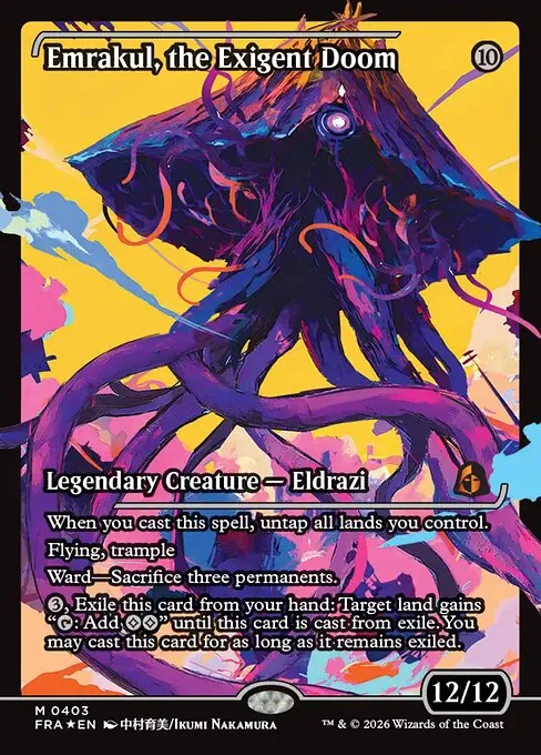 Emrakul, the Exigent Doom - Foil