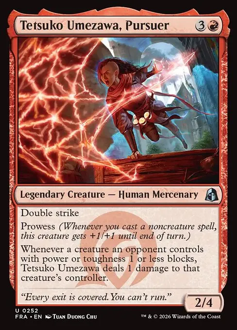 Tetsuko Umezawa, Pursuer