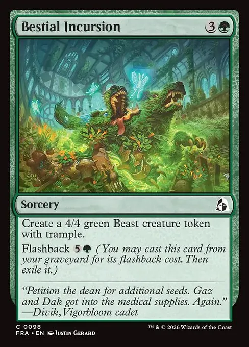 Bestial Incursion - Foil