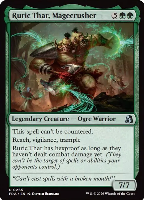 Ruric Thar, Magecrusher - Foil