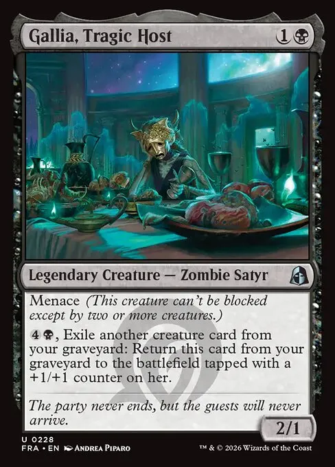 Gallia, Tragic Host - Foil