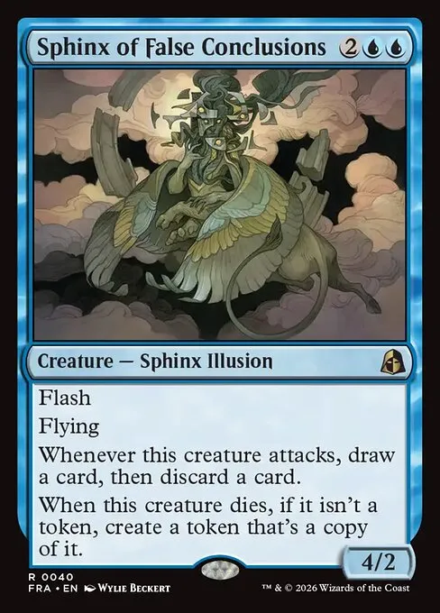 Sphinx of False Conclusions - Foil