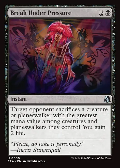 Break Under Pressure - Foil