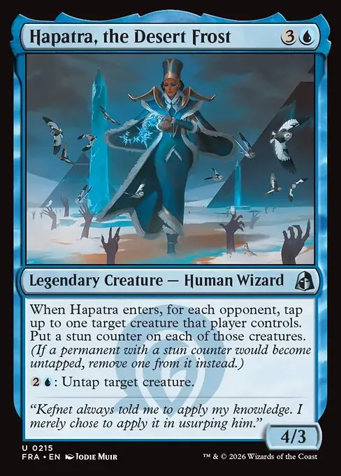 Hapatra, the Desert Frost - Foil