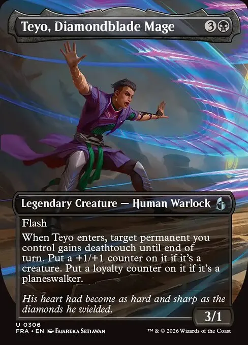 Teyo, Diamondblade Mage - Foil