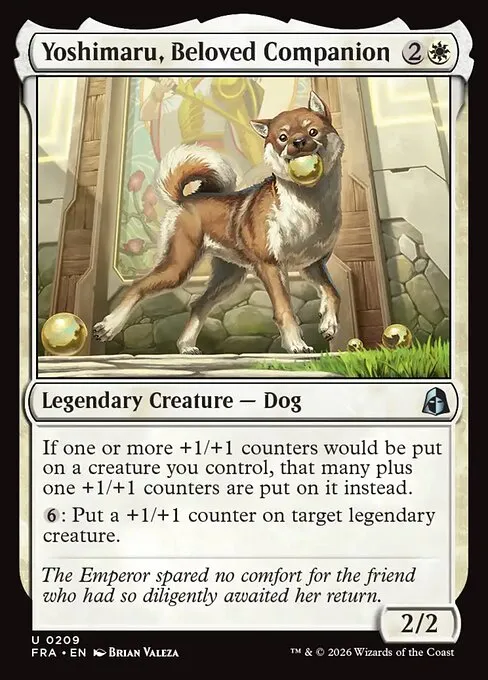 Yoshimaru, Beloved Companion - Foil