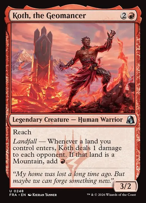 Koth, the Geomancer - Foil