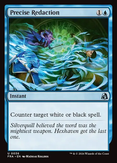 Precise Redaction - Foil
