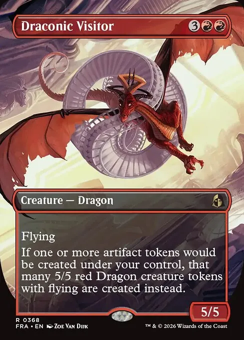 Draconic Visitor - Foil
