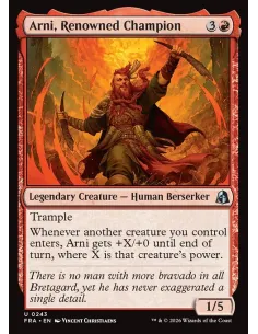 Arni, Renowned Champion