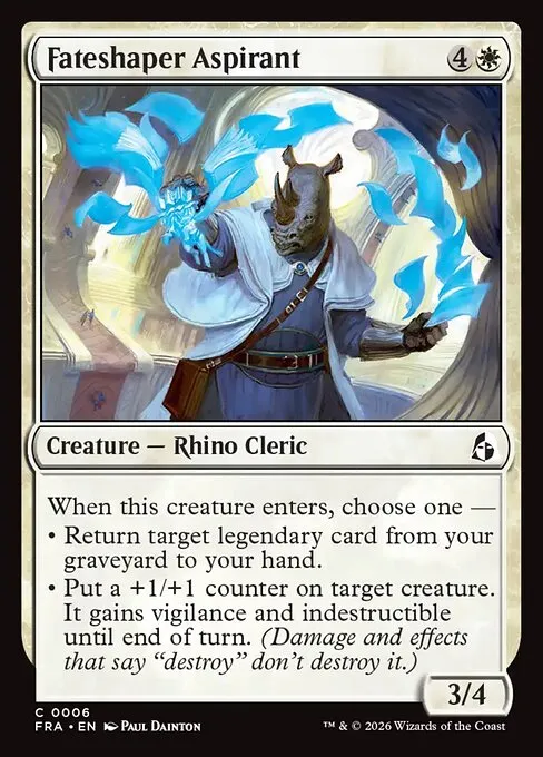 Fateshaper Aspirant - Foil