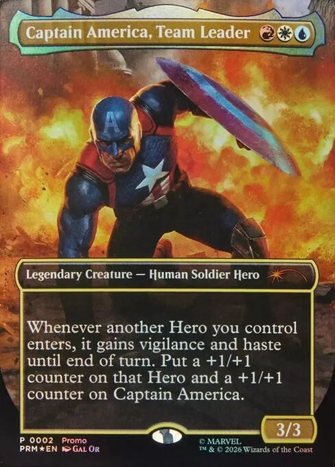 Captain America, Team Leader - Foil