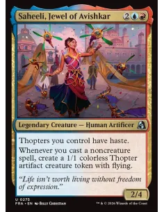 Saheeli, Jewel of Avishkar - Foil