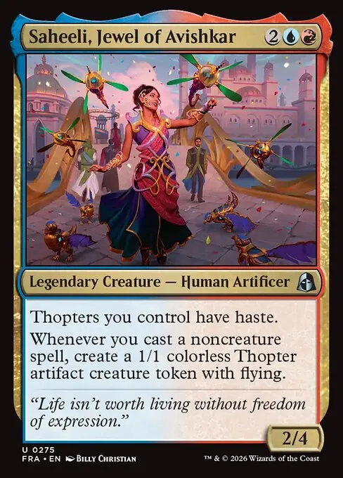 Saheeli, Jewel of Avishkar - Foil