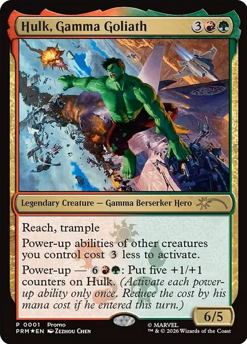Hulk, Gamma Goliath - Foil