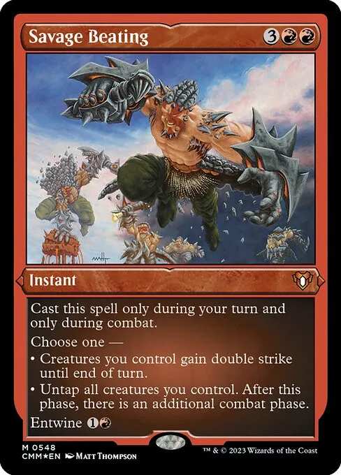 Savage Beating - Foil