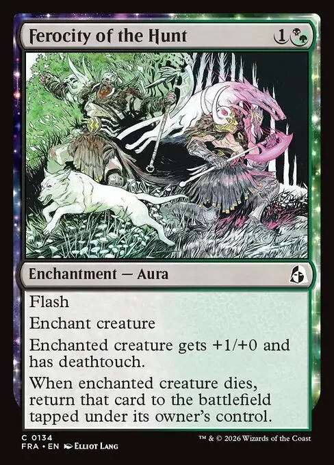 Ferocity of the Hunt - Foil