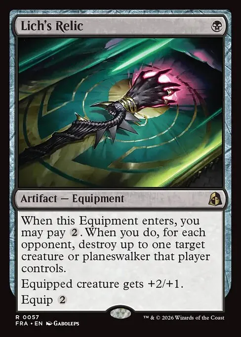 Lich's Relic - Foil