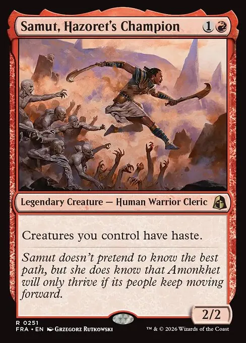 Samut, Hazoret's Champion - Foil