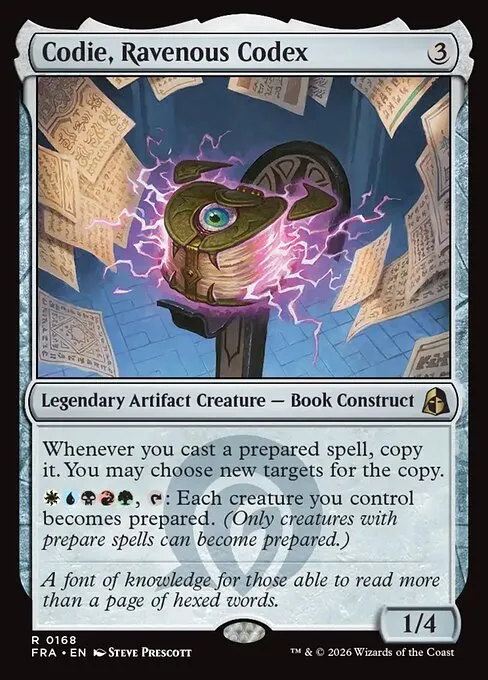 Codie, Ravenous Codex