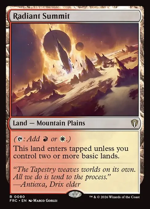 Radiant Summit - Foil
