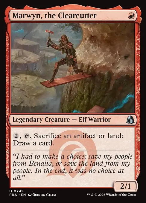 Marwyn, the Clearcutter - Foil