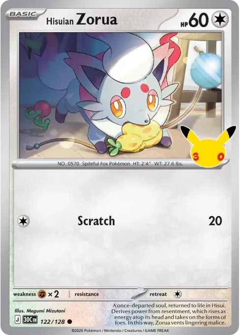 Hisuian Zorua - Reverse Holo