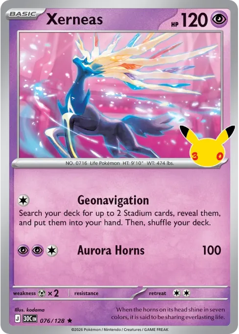 Xerneas - Reverse Holo