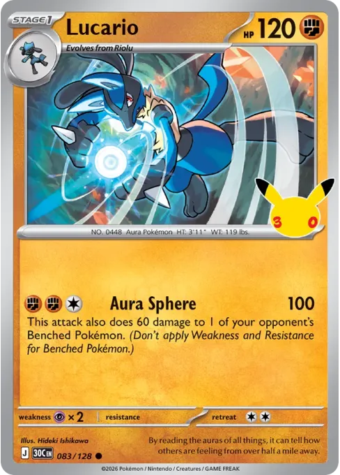 Lucario - Reverse Holo
