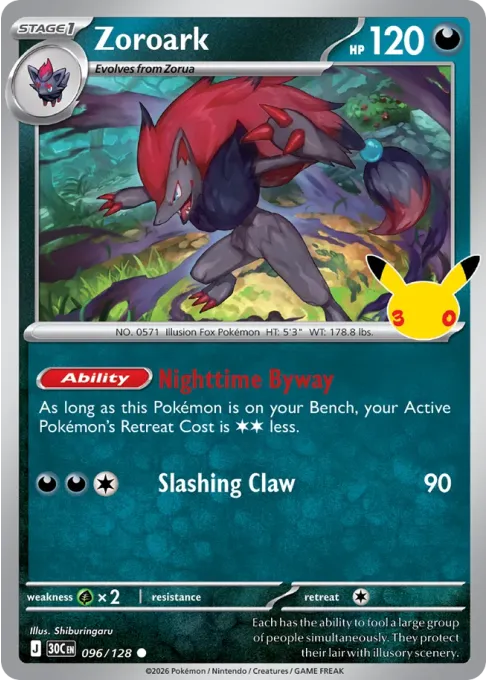Zoroark - Reverse Holo